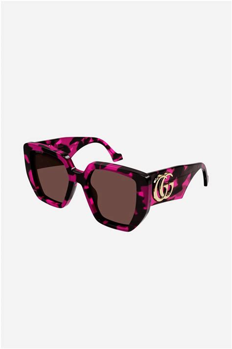 gucci oversized pink sunglasses|oversized gucci sunglasses sale.